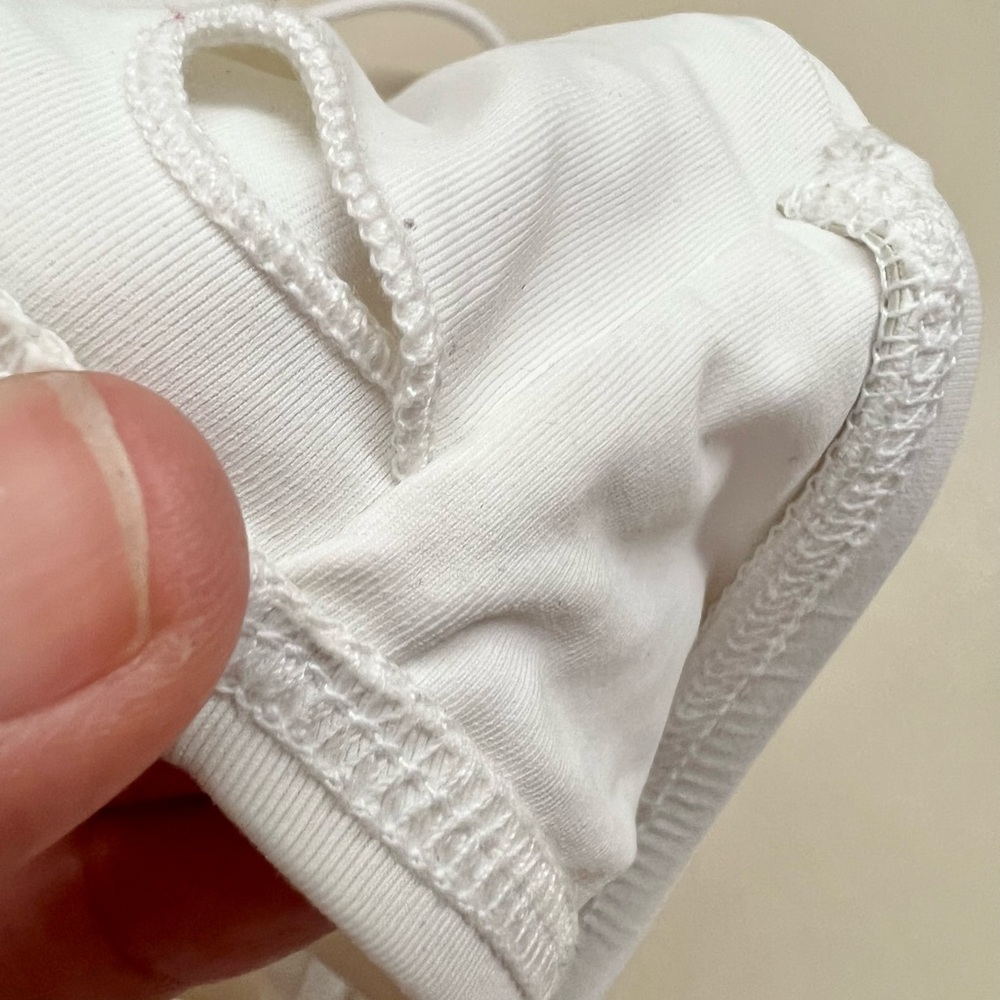 L *Space Jaime Bikini Top White Size Large - image 5